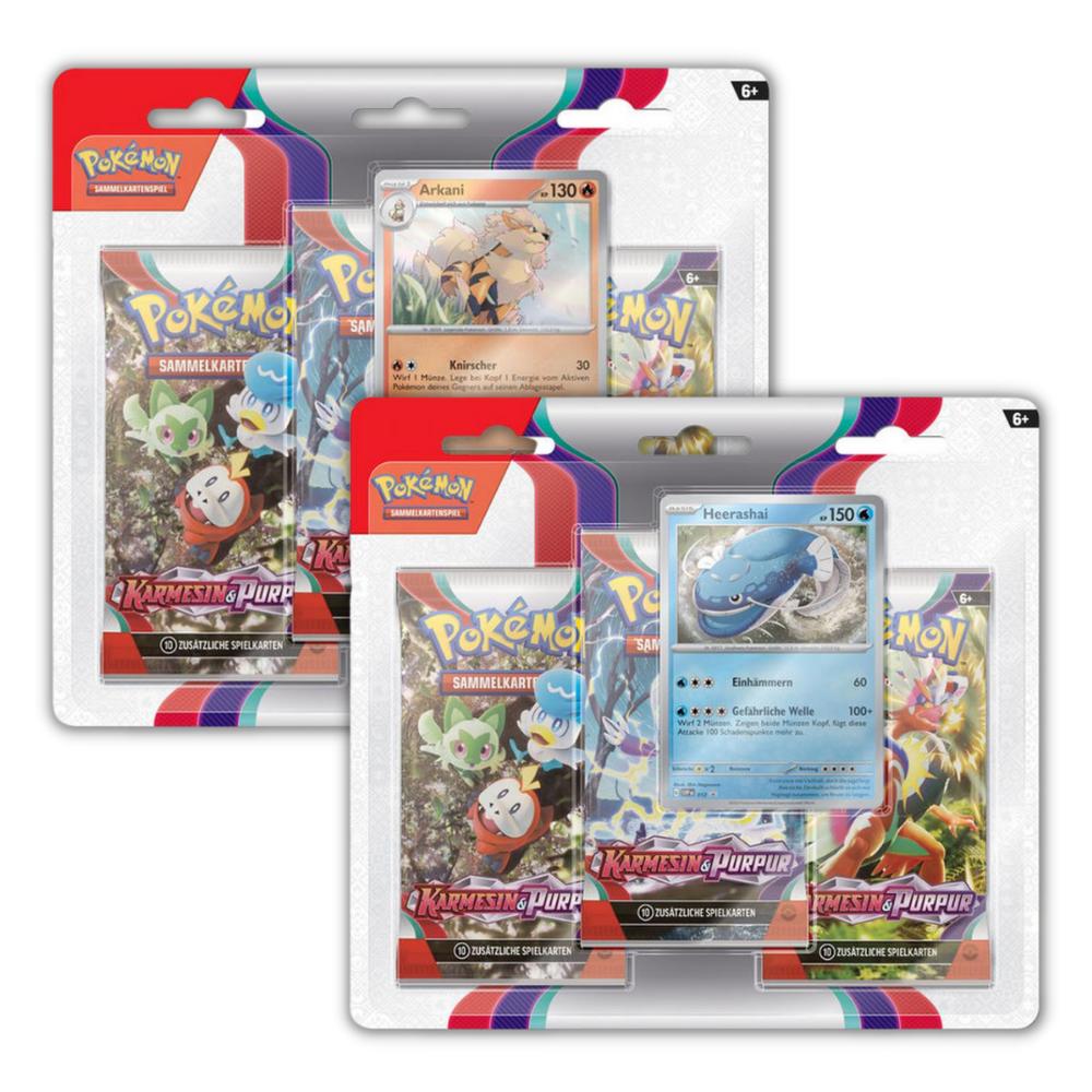 Vaterbild Pokémon Karmesin & Purpur Blister DE
